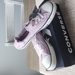 Converse Purple Sneaker Womans, Size 10.5, New